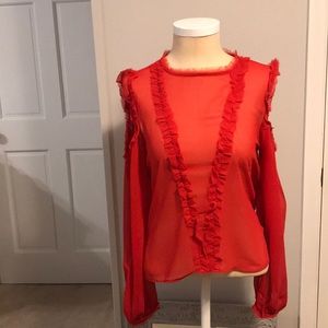 Walter Baker Freya cold-shoulder blouse. SALE! 🌸